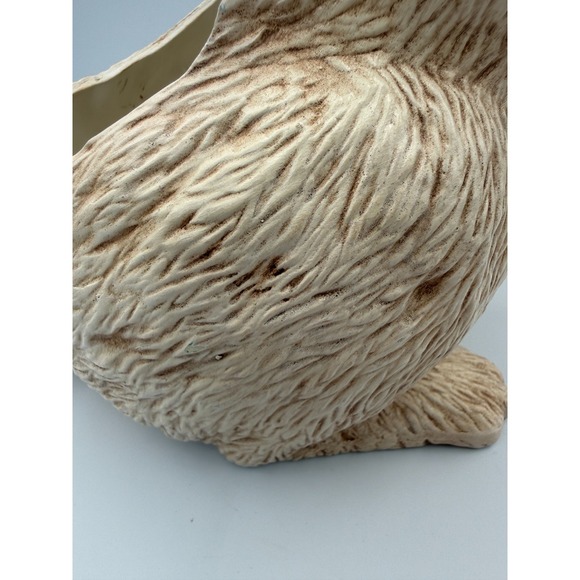 Scioto 1986 Signed Ceramic Lop Ear Bunny Rabbit Planter Spring Country - Vintage - Picture 14 of 16